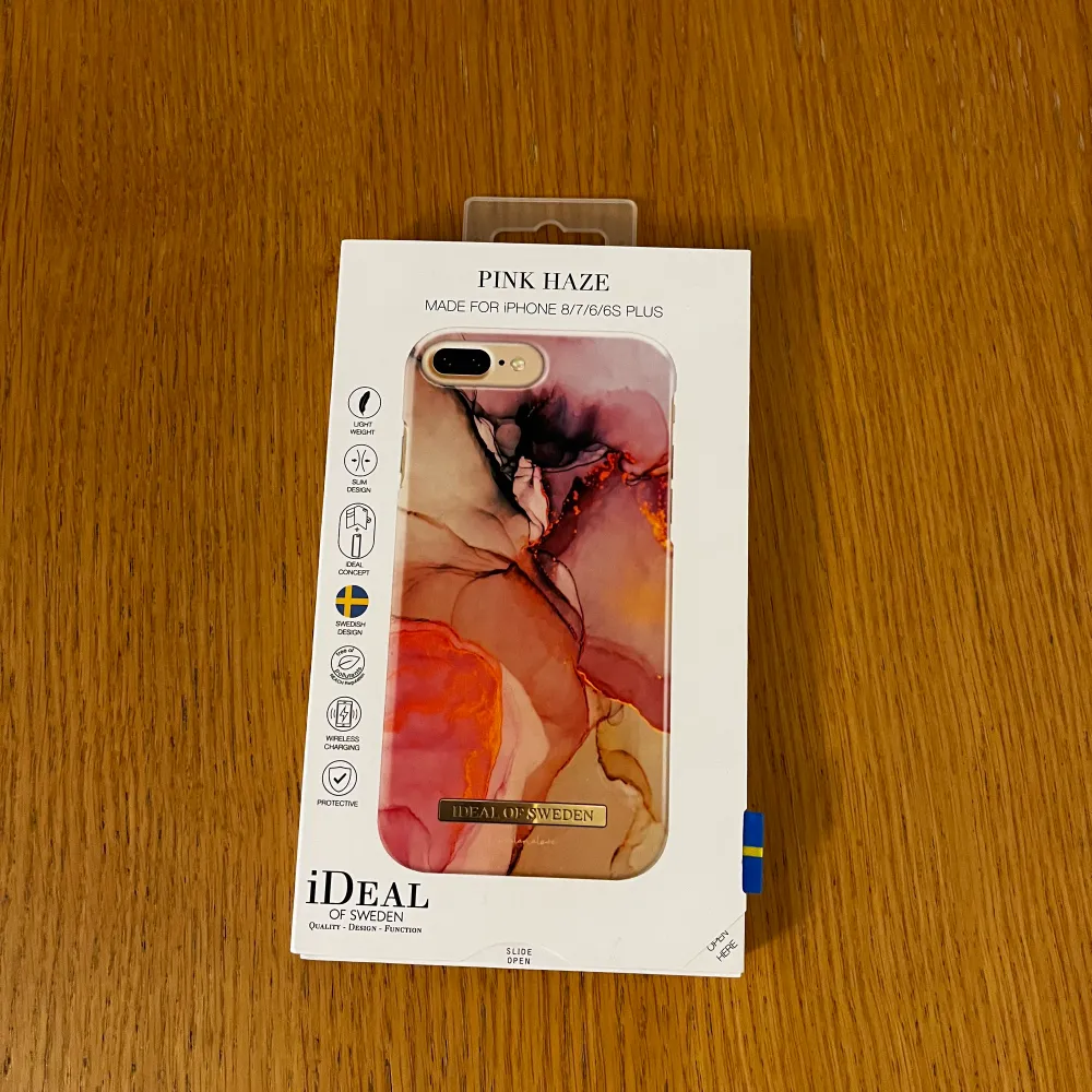 Mobilskal Ideal of Sweden till mobil Iphone 6/6s/7/8 PLUS. Färg Pink Haze och Black Marble. 70kr för bägge.. Övrigt.