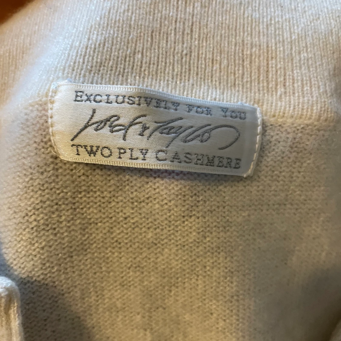 Kashmir tröja vit - 90