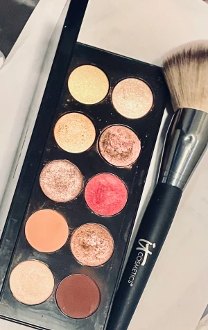 Dyrt smink - Palett från pat mcgrAth och borste från itcosmetic värda 2050:- sammanlagt 