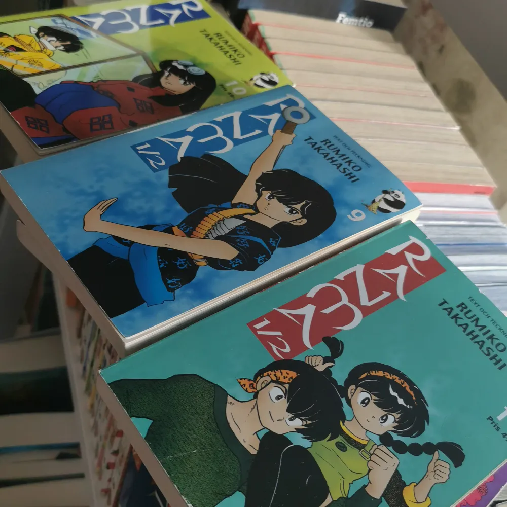 Jag säljer den klassiska och nostalgiska RANMA manga böckerna från Volym 3,8,9,10,11,12,17,18,26 😍💕 Dom är knappt använda och ser ut som då jag köpte dom 30 kr/st  250 kr för alla. Övrigt.