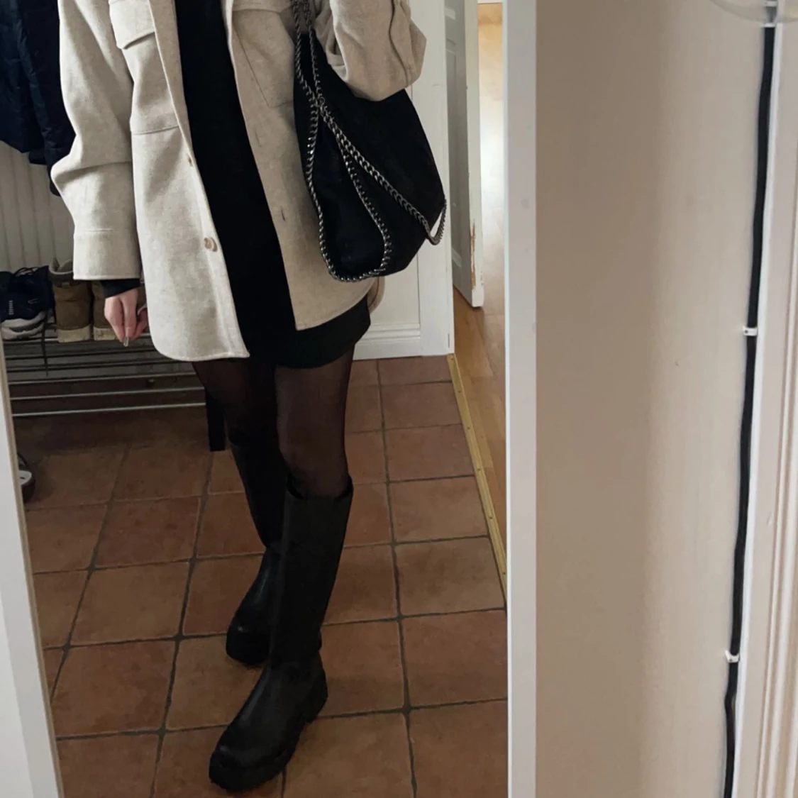 Knähöga boots - 91