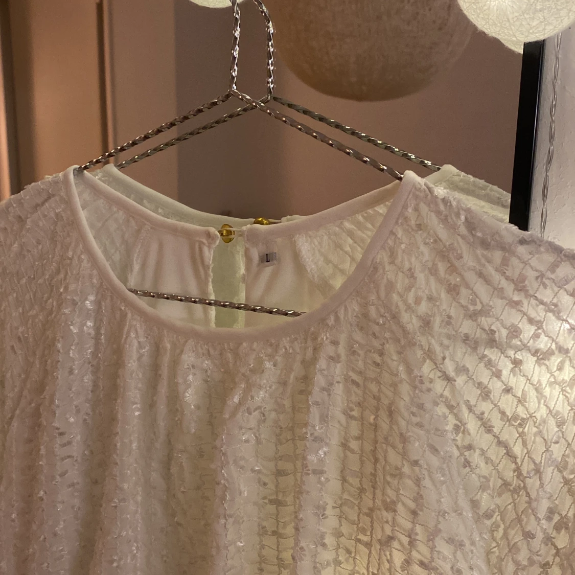 Vit klänning från shein - 91