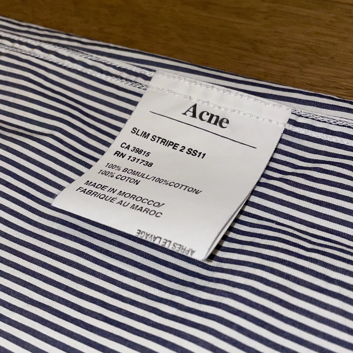 Acne Skjorta - Slim Stripe 2 SS11 - 2
