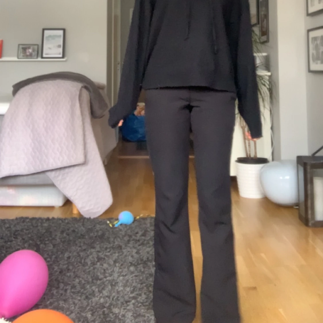 Lågmidjade kostymbyxor  - 91