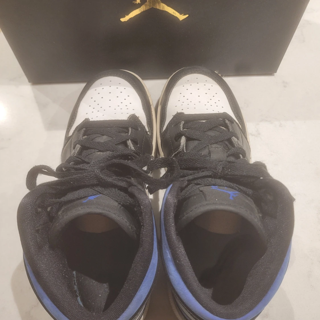 Jordan 1 mid white racer blue - 90