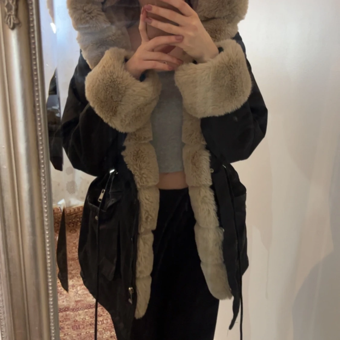 Vinterjacka med päls