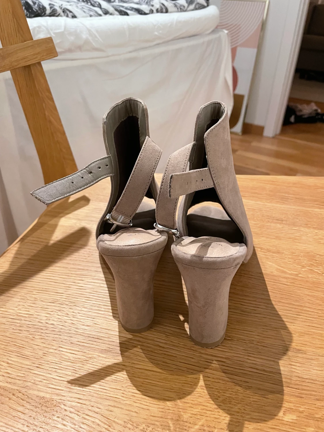 Beiga mocka klackar - 90