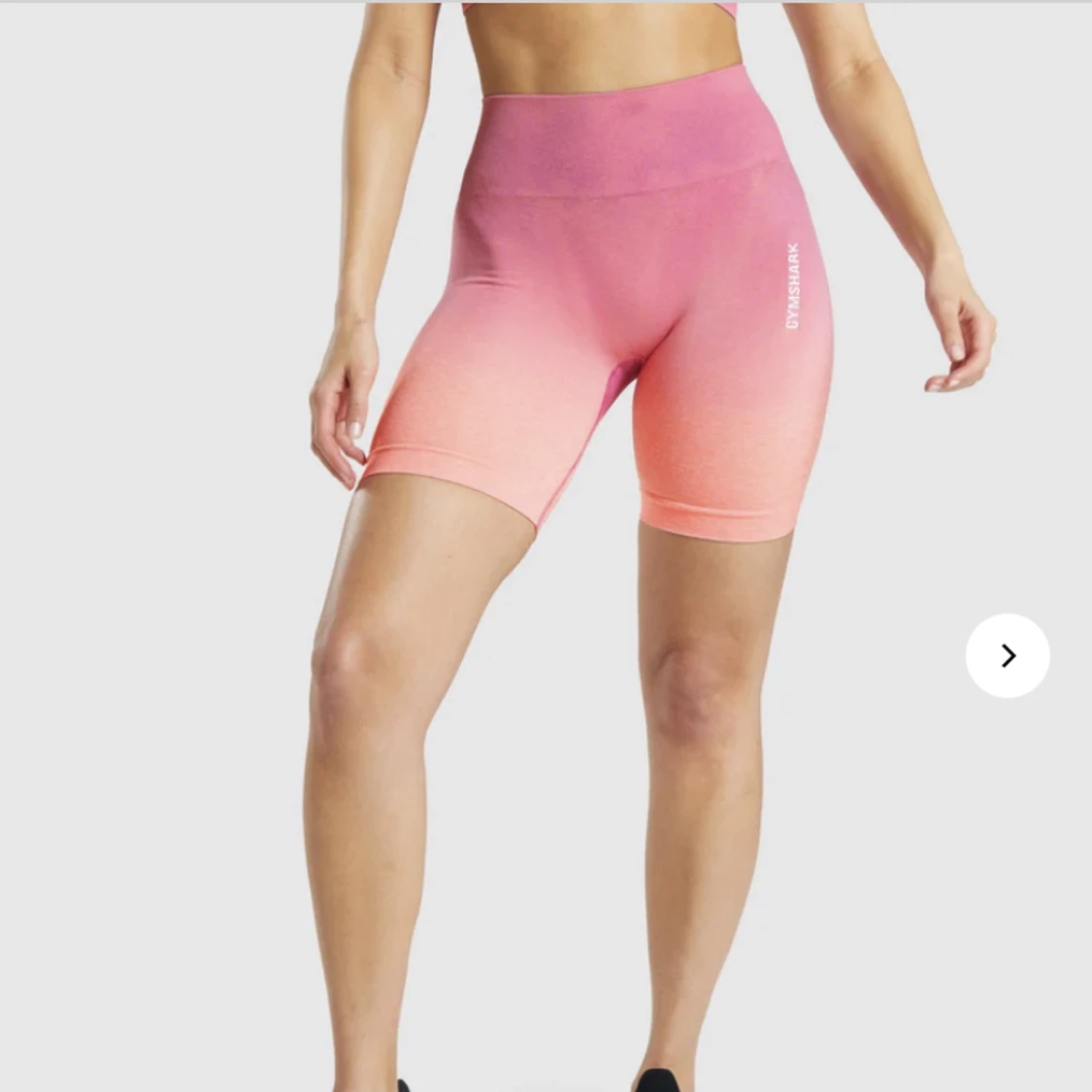 Gymshark Adapt Ombre Seamless Shorts - Orange Marl/Pink - 91