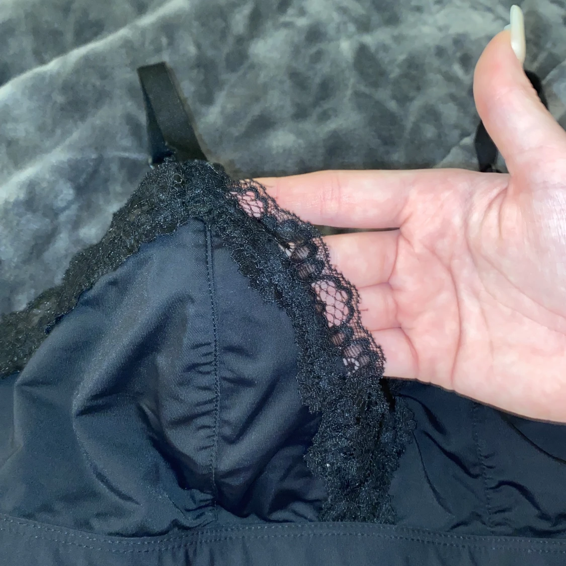 Bh, utan bygel med spets