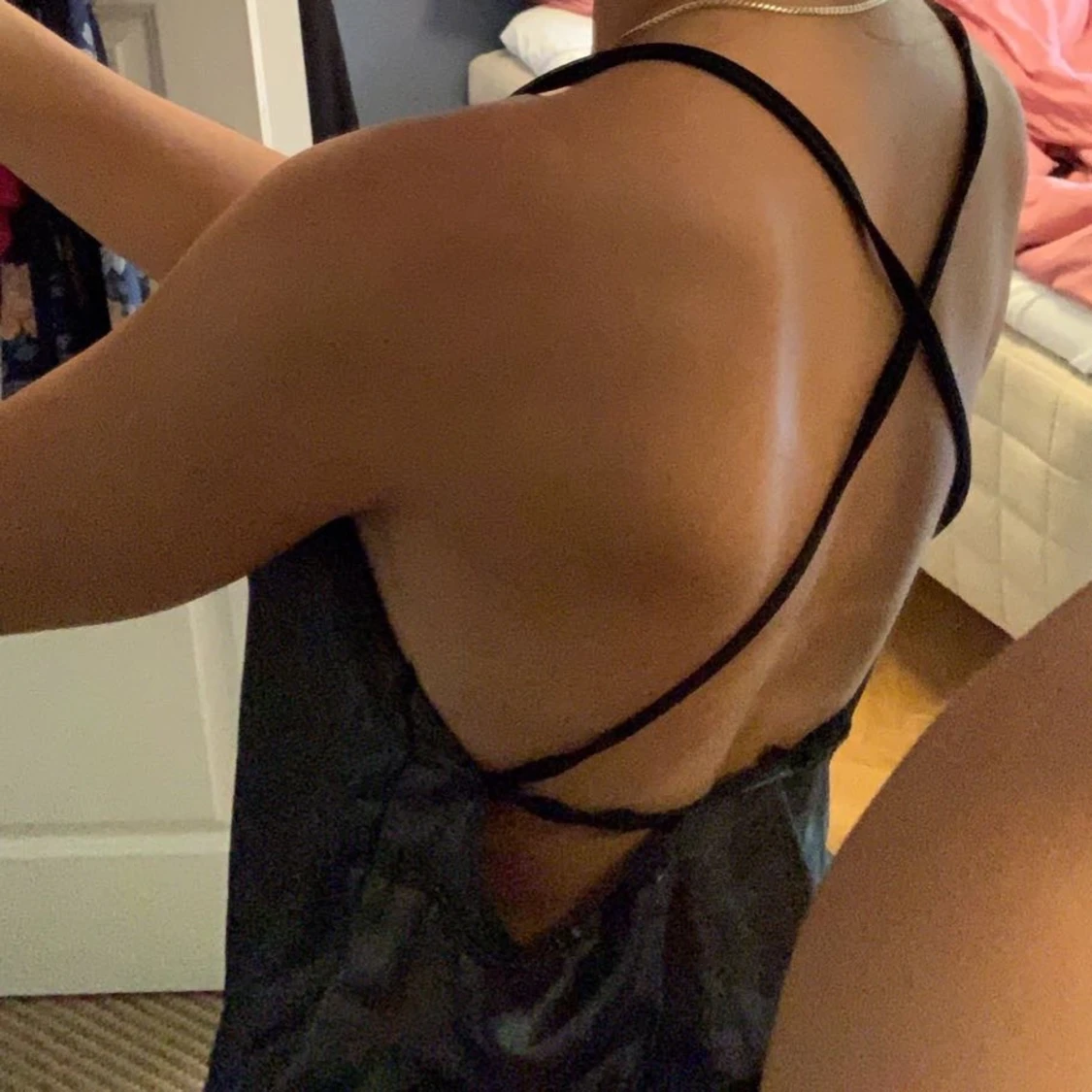 Silver läder body - 91