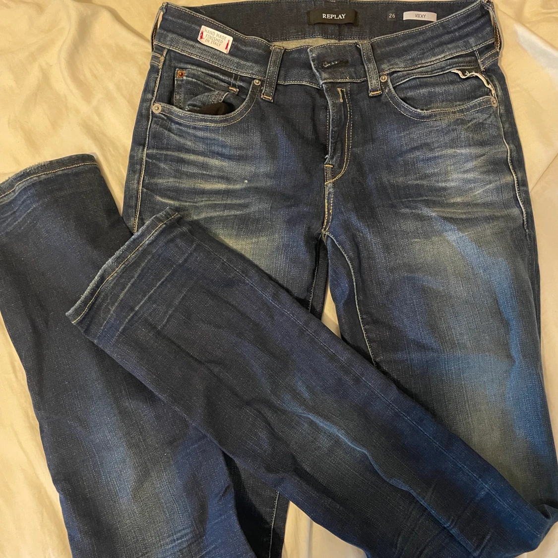 Vintage jeans låg midjas 