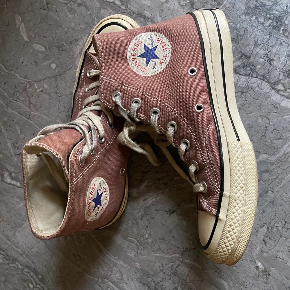 Höga Sneakers från Converse 70s i brun/rosa. Storlek 38. . Skor.