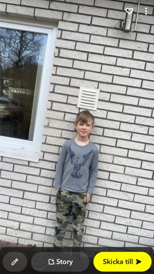 Grå tröja med märke  - Min brors beskrivning: den e sjön för att den i långärmad. Och den är väldigt cool. Inget är trasigt eller Slitet, min bror rekommenderar tröjan 99-100