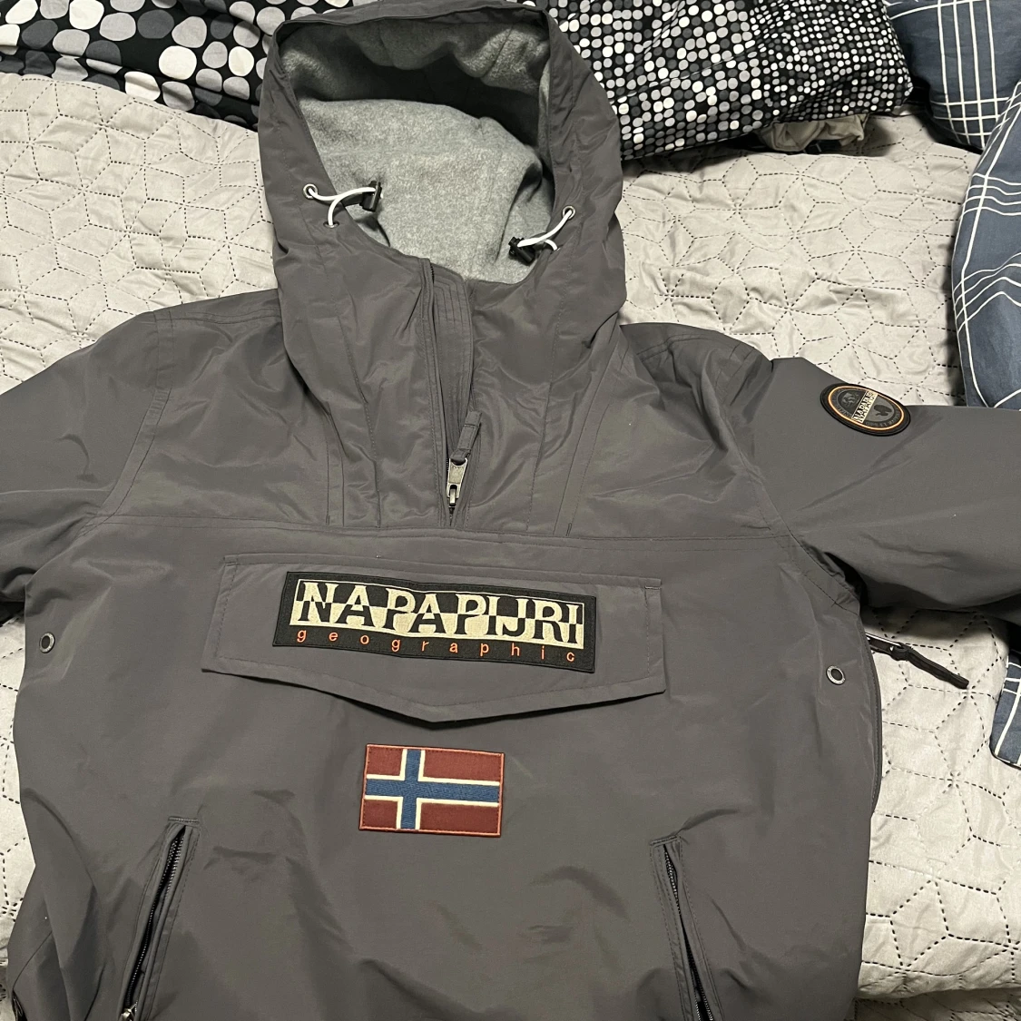 Napapijri Grå Vinterjacka, Storlek S