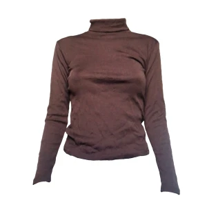 Polotröja - Brun polotröja i stretchigt tyg. ❗️tryck gärna på köp nu❗️