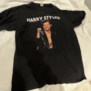 Harry Styles t-shirt!  - Säljer denna snygga tröjan då jag aldrig använder den! Den har gått upp i armen, men går lätt att sy ihop 🙌🏼🥰