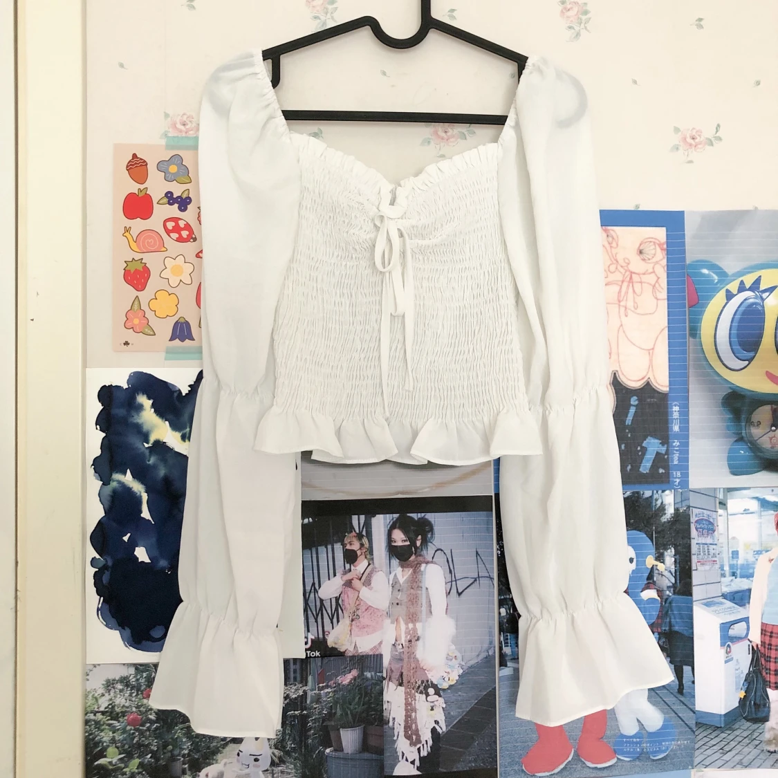 Drawstring ruched top