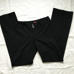 Kostymbyxor - Långa svarta kostymbyxor, lowrise/midrise, passar till 34-36