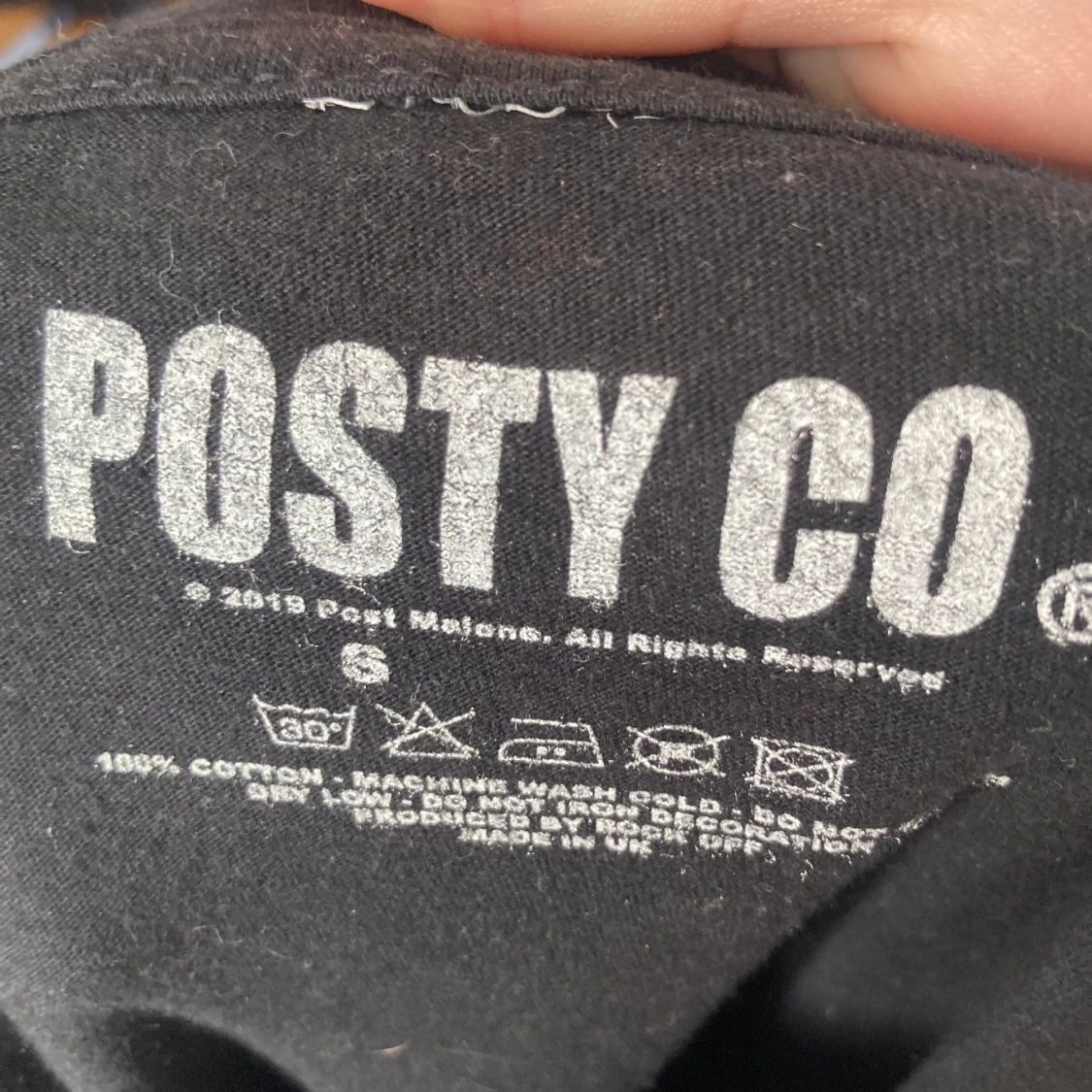 Svart Post malone tröja  - 90