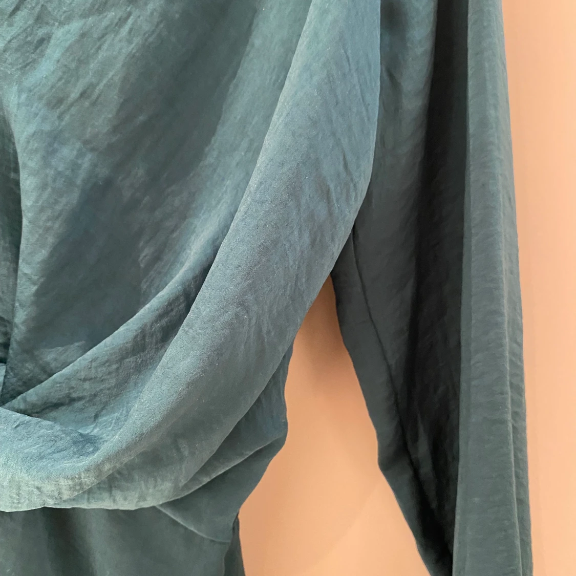 Petroleum grön klänning  - 90