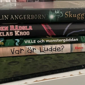 Böcker  - Säljer 7 olika böcker för 60kr st
