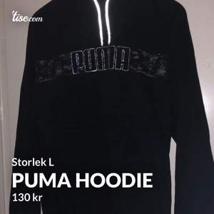 Puma hoodie i nyskick, använd fåtal gånger 