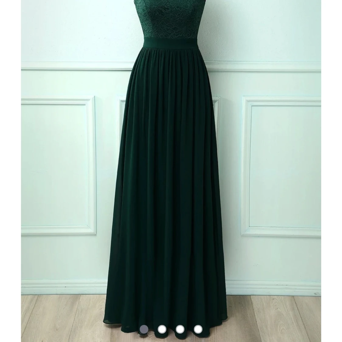 Mörkgrön balklänning - 91