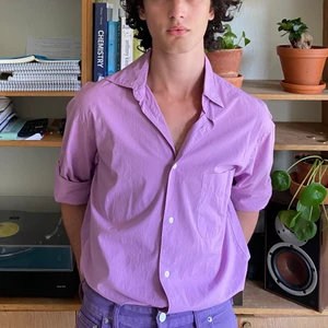 Ljuslila Skjorta - Jättefin skjorta i bra kvalité
