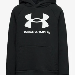 under armour hoodie - svart/blå, använd, storlek L. original pris 430kr. lite sprickor i trycket. inte så märkbart.