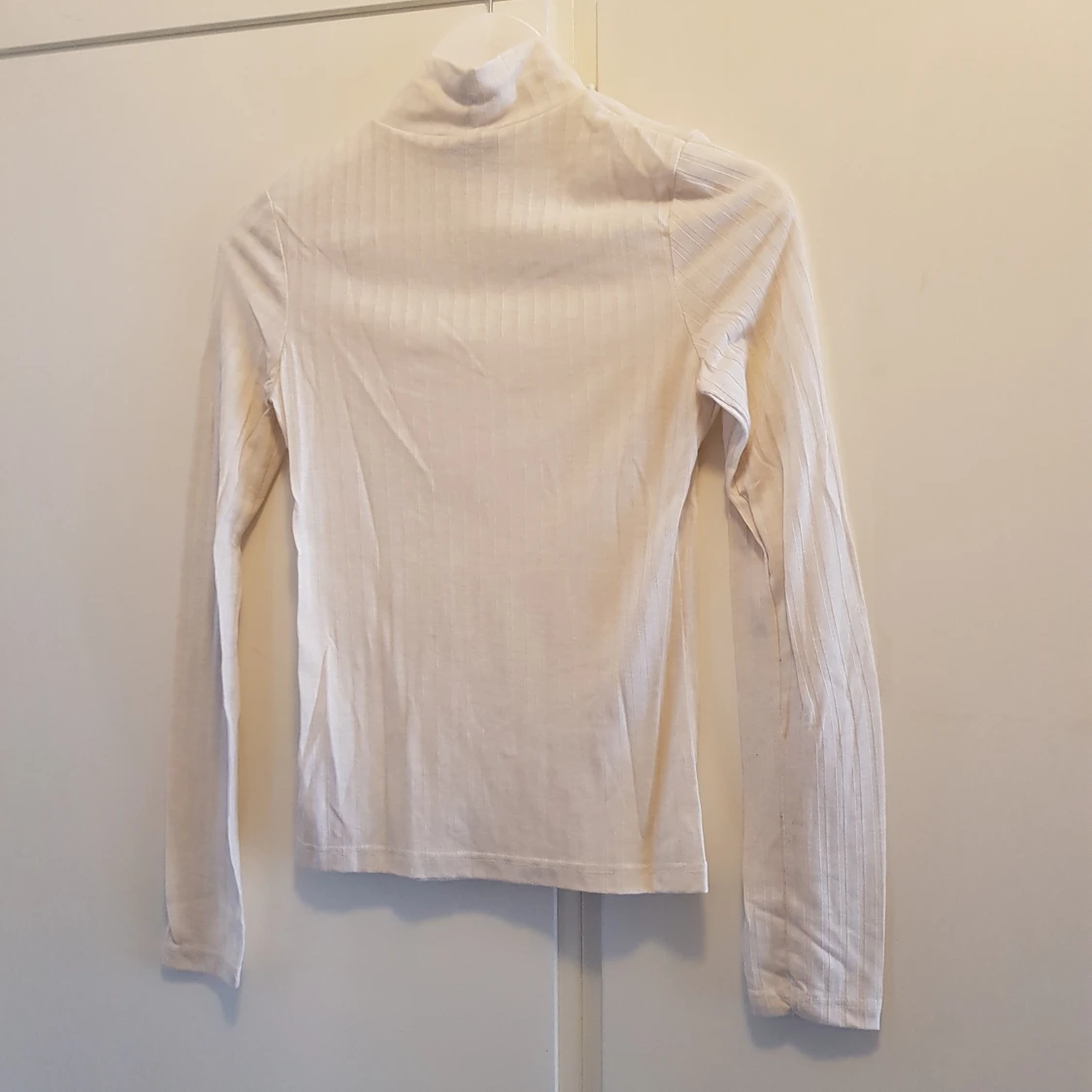 Vit långärmad topp - 90