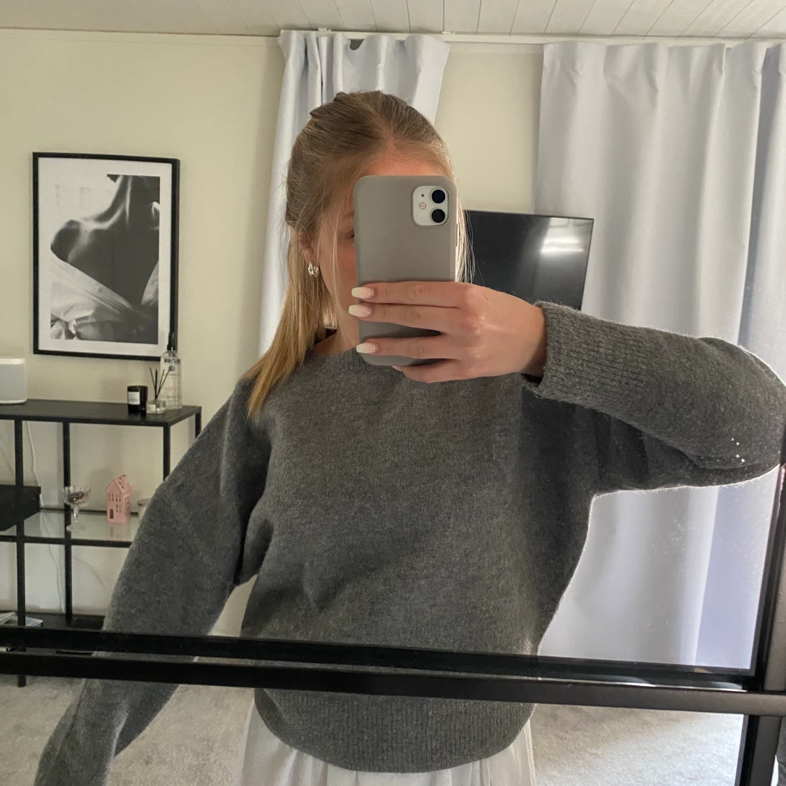 Grå tröja zara - 90