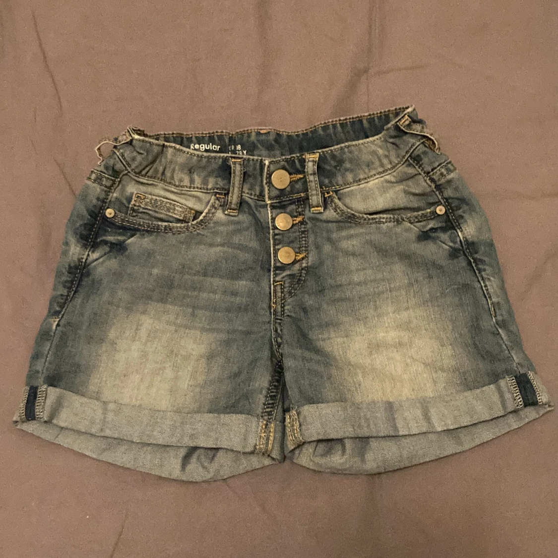 Denim shorts