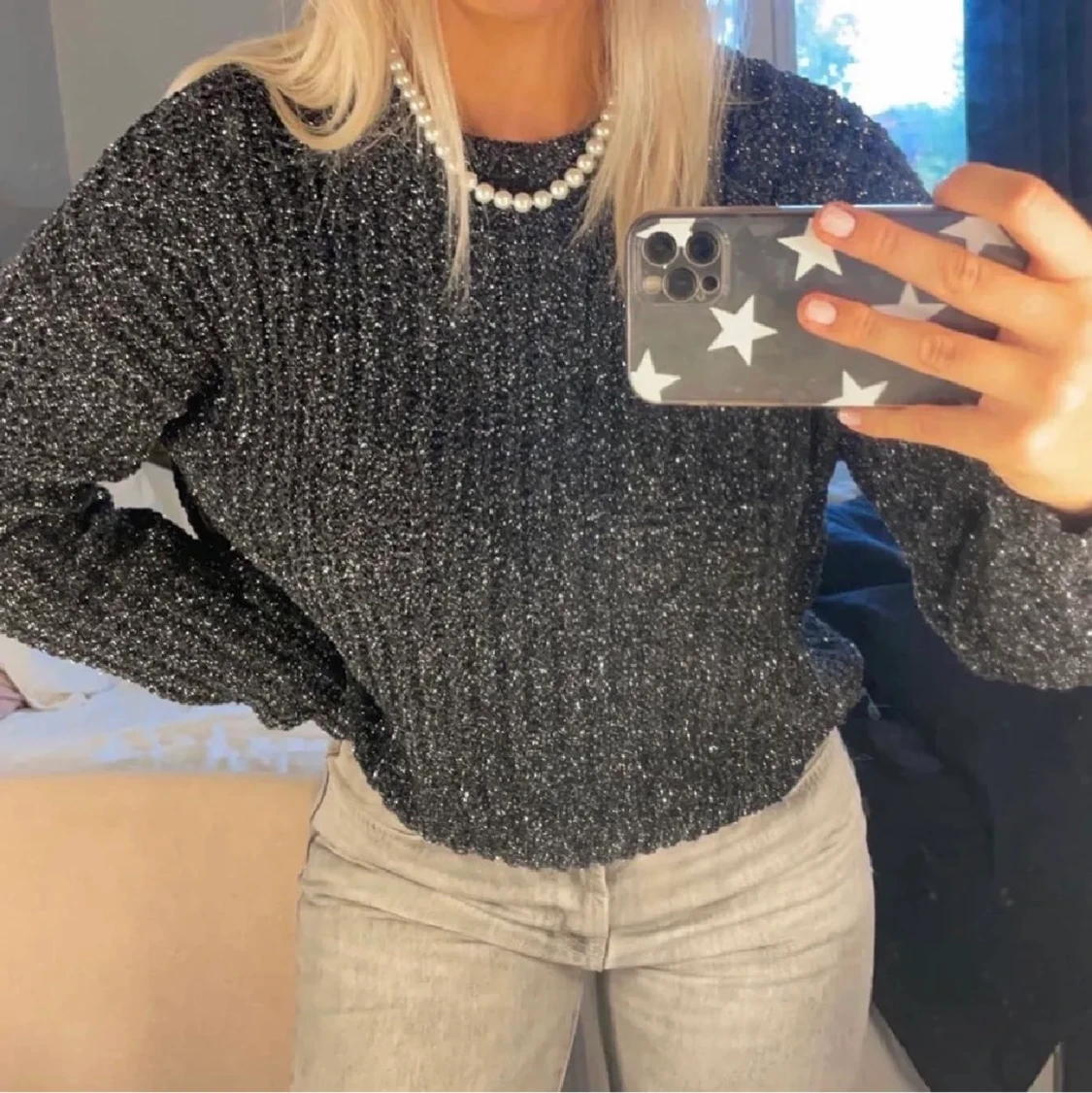 superfin glittrig tröja - 91