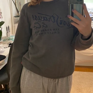 Levis sweatshirt  - Grå Levis sweatshirt med snyggt tryck på bröstet. Sitter jätteskönt, säljer då jag inte har plats till fler hoodies.🤩