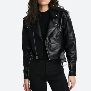 Faux Leather Jacket - I only used it 3 times and it’s almost still like new. I want to sell it out as it is not really my style. Bought for 899Sek from BikBok just few months ago! 
