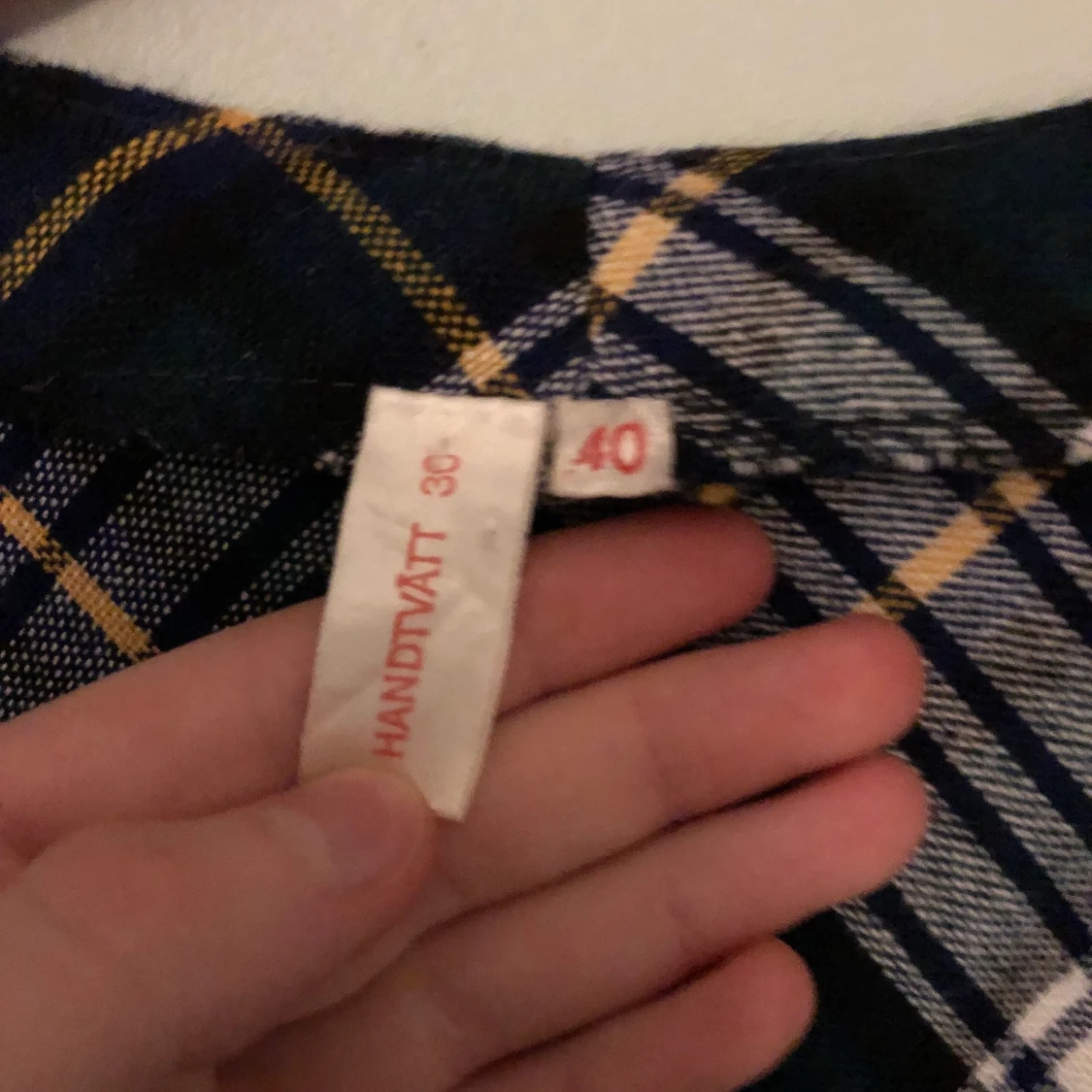 Rutig klänning - 90