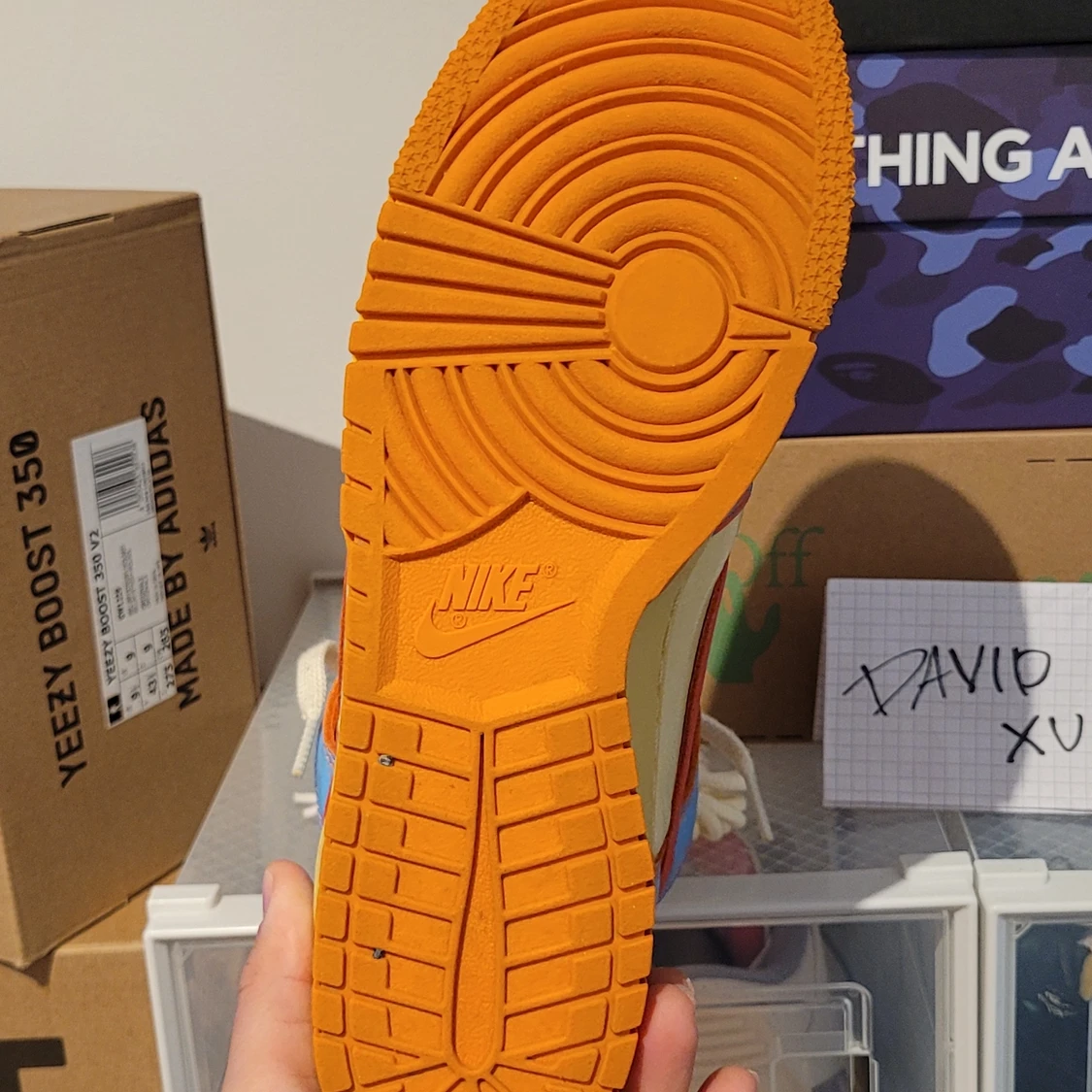 Nike dunk 85' acid wash orange - 90