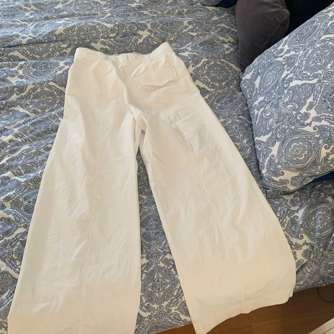 Vita linnebyxor  - 91