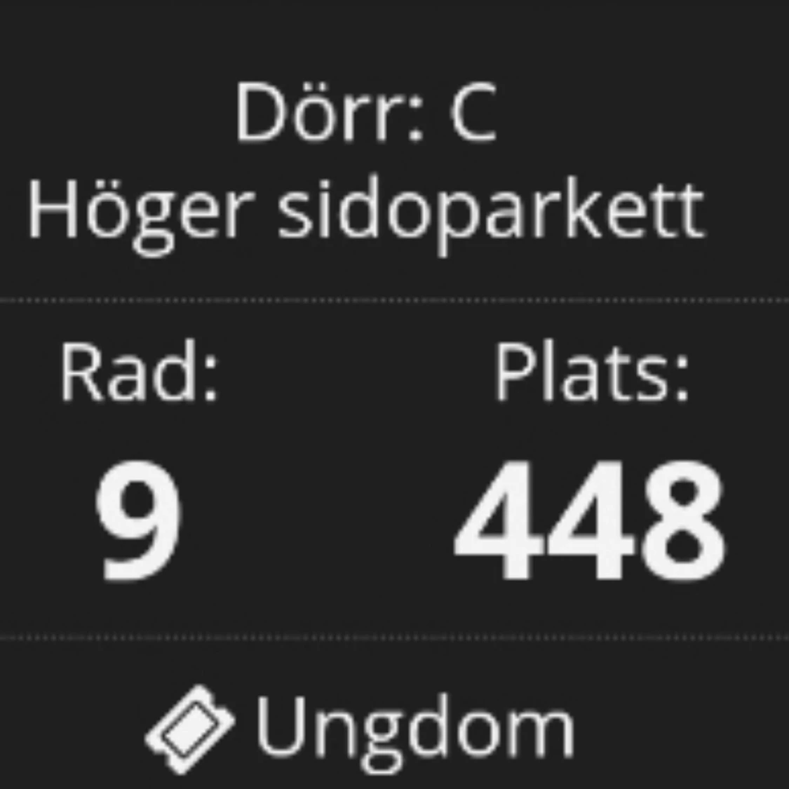 SÅ SOM I HIMLEN BILJETTER - 90