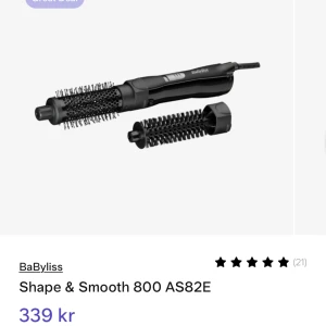 Värmeborste - Fick i oktober, från babybliss nypris 339kr, eftersom andvänd fåtal gånger så säljs den för 170 kr! 