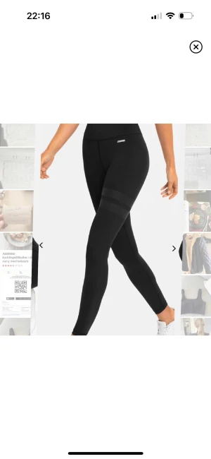 Träningstights - Svarta Stronger träningstights i nyskick, använda endast två gånger. Strl xs, nypris 699kr🖤