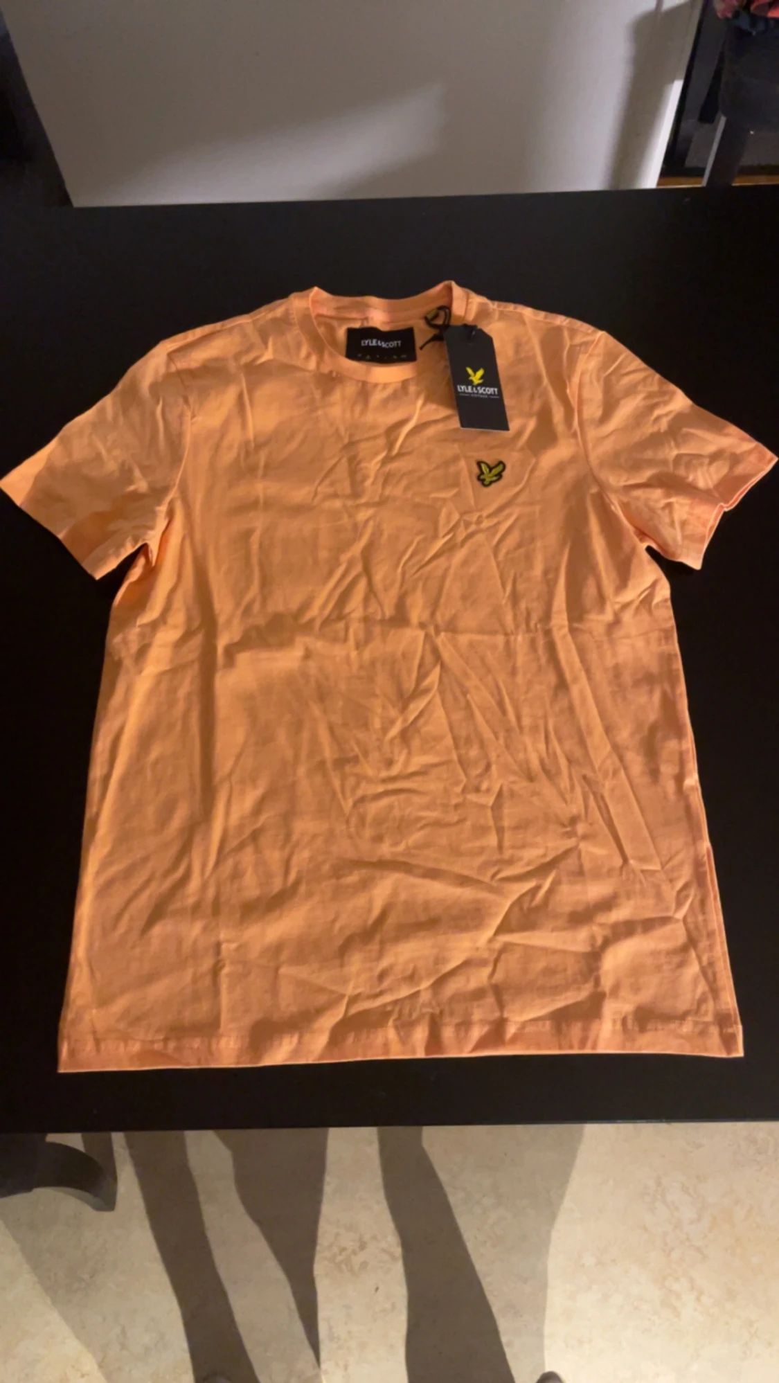 Orange Lyle&scott t shirt