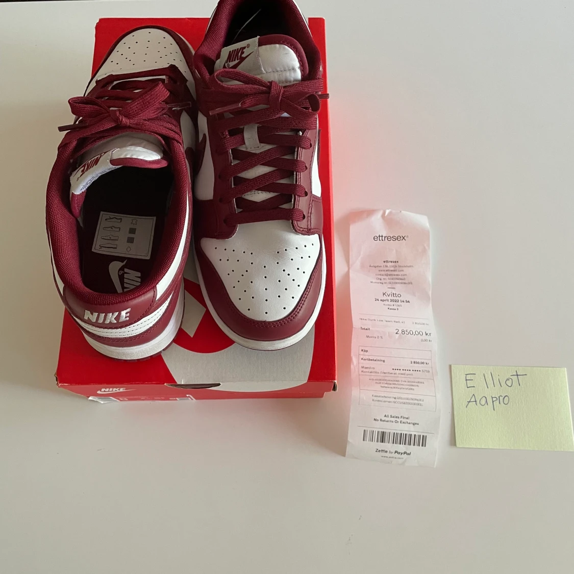 Nike dunk low team red - 90