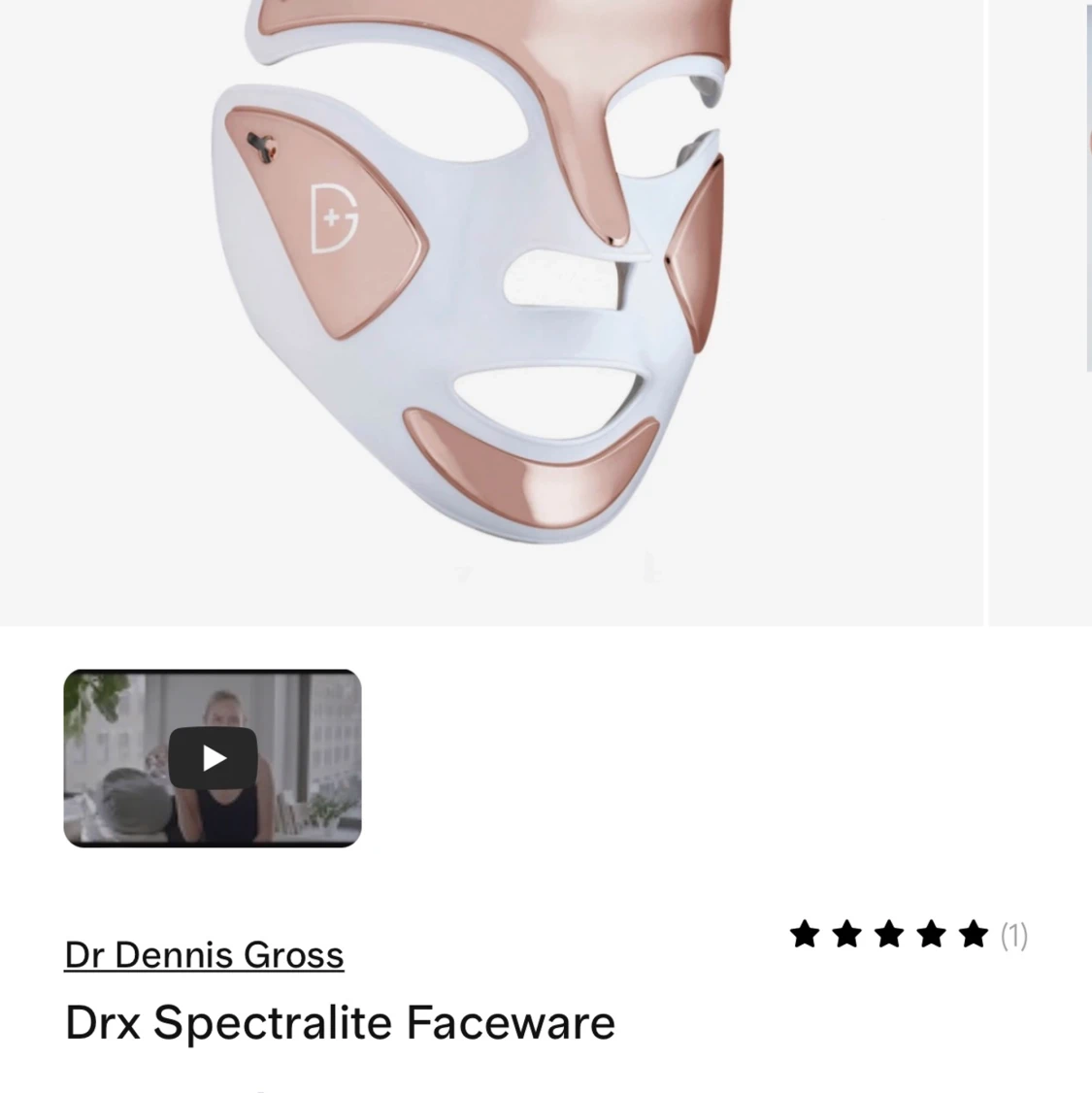 Dr. Dennis Gross ledmask