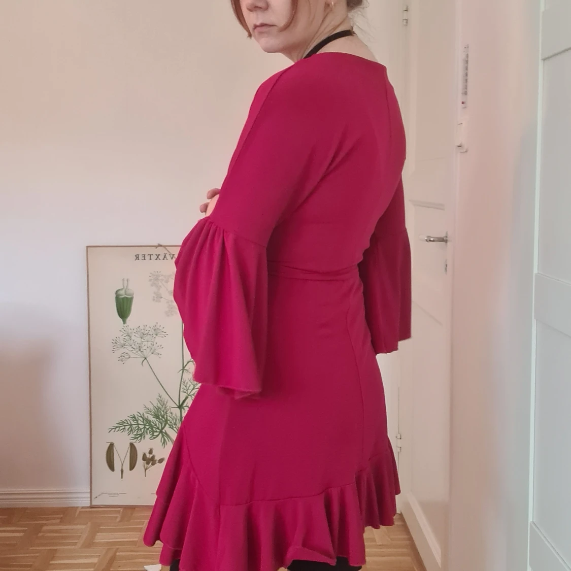 Röd wrap dress French connection  - 91