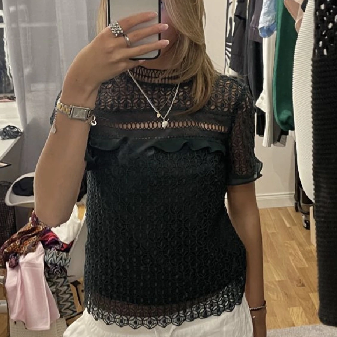 Zara topp grön SÖKER! - 90