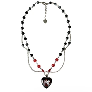 Black Stones Necklace - Erbjuder gratis frakt inom Sverige 🚚💨 Betalning sker via Swish, skriv vid intresse! 💌 