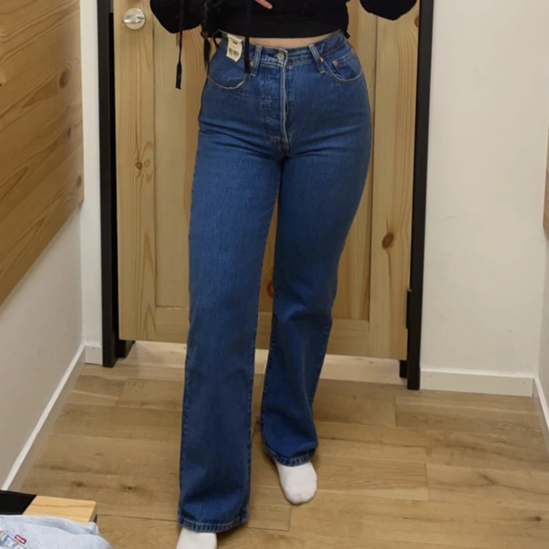 Levis ribcage straight ankle