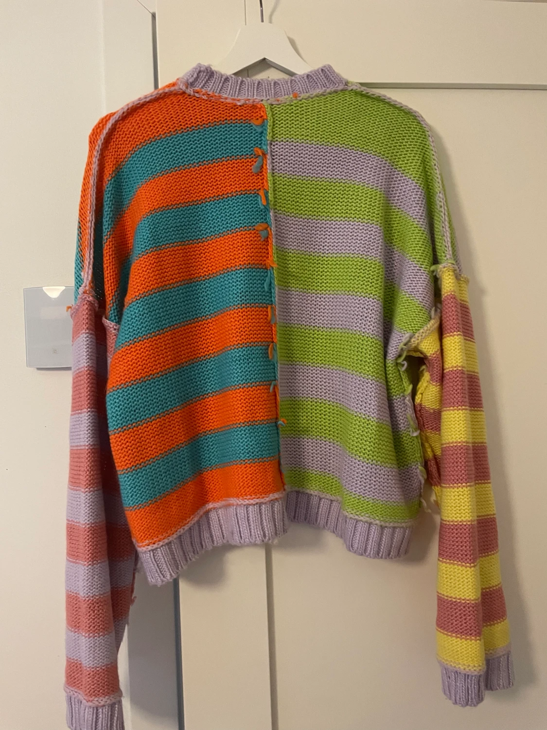 Flerfärgad två sidig tröja  - 90