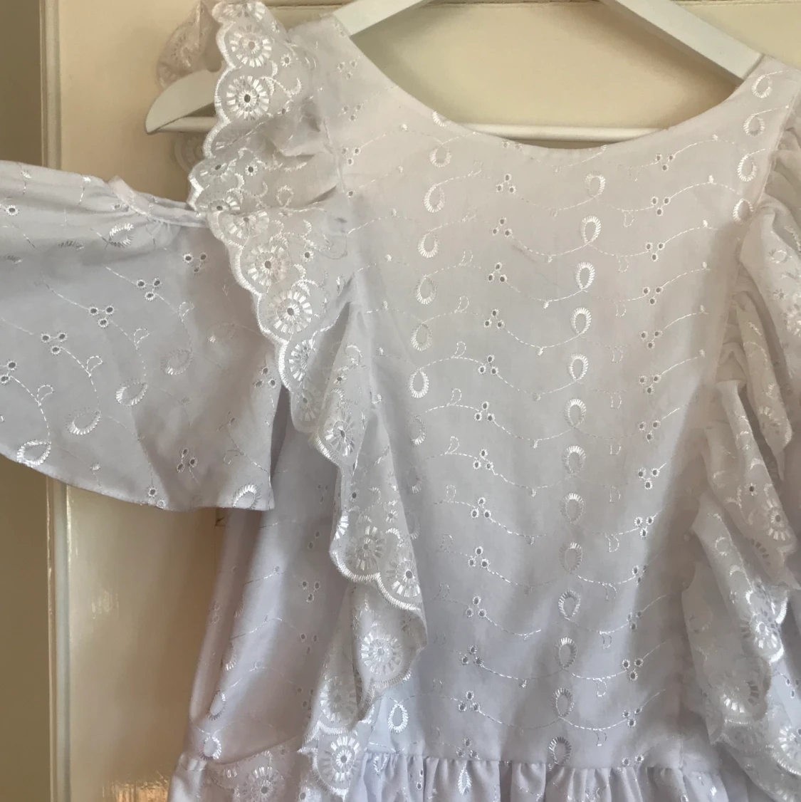 Vit klänning/studentklänning - 90